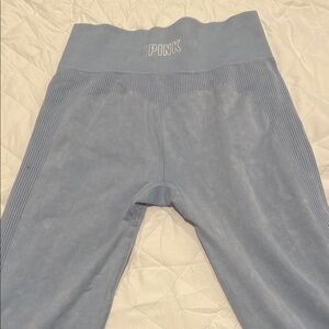 PINK Victoria's Secret Blue Leggings